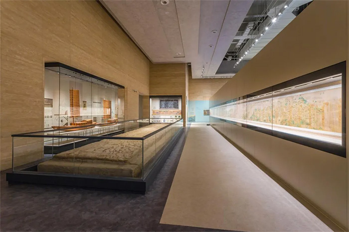 中國大運(yùn)河博物館展廳一角 中國大運(yùn)河博物館展廳一角