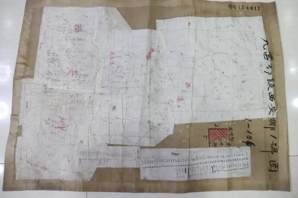 上世紀50年代初紹興手繪地籍圖 上世紀50年代初紹興手繪地籍圖