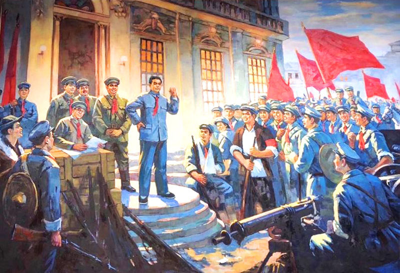 油畫《八一南昌起義》-黎冰鴻創(chuàng)作 油畫《八一南昌起義》-黎冰鴻創(chuàng)作