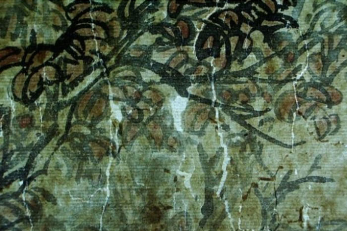 圖5-畫心碎裂 圖5-畫心碎裂